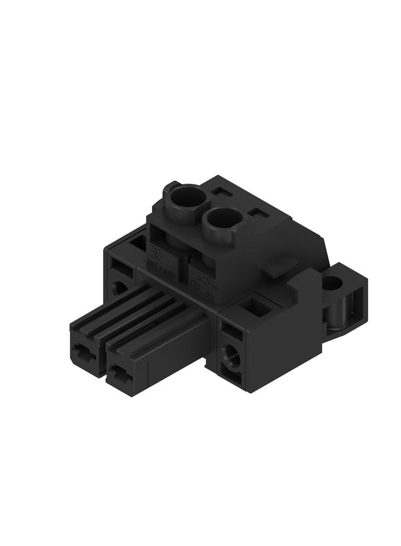 BVZ 7.62HP/02/180FC SN BK BX Złącze kablowe do płytek drukowanych /100szt./ WEIDMULLER