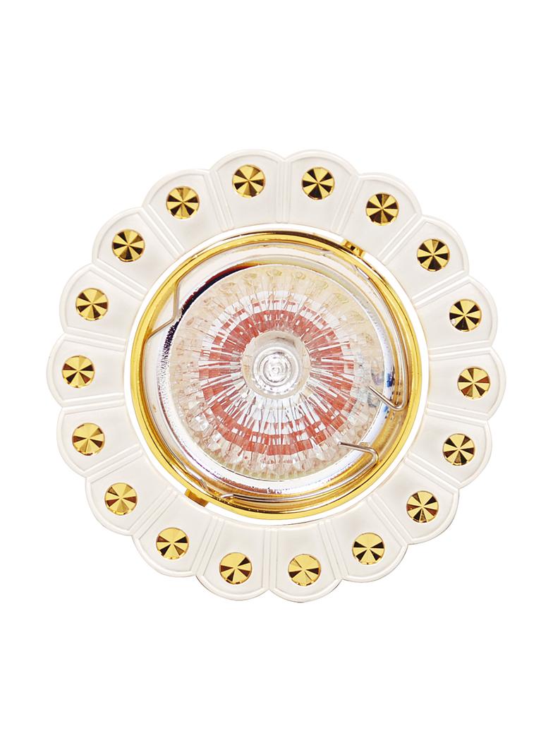 Sufitowa oprawa punktowa HL759 PEARL SILVER/GOLDEN