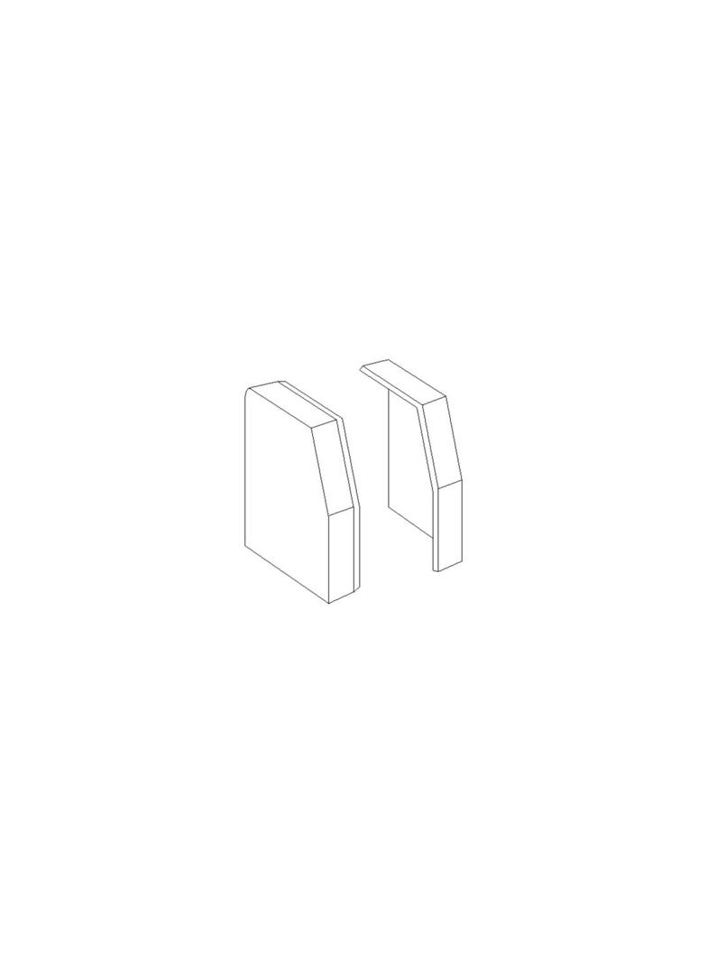 tehalit.RK Pokrywy boczne 230mm biały L23209010 HAGER