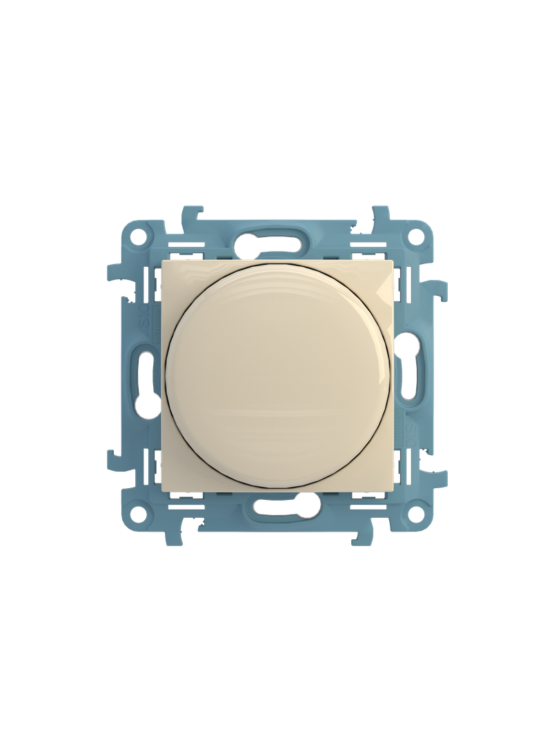 "Simon 10 WC-S9LAxxx-01-41xx Ściemniacz obrotowy do LED ściemnialnych 230 V (moduł) 2–250 W