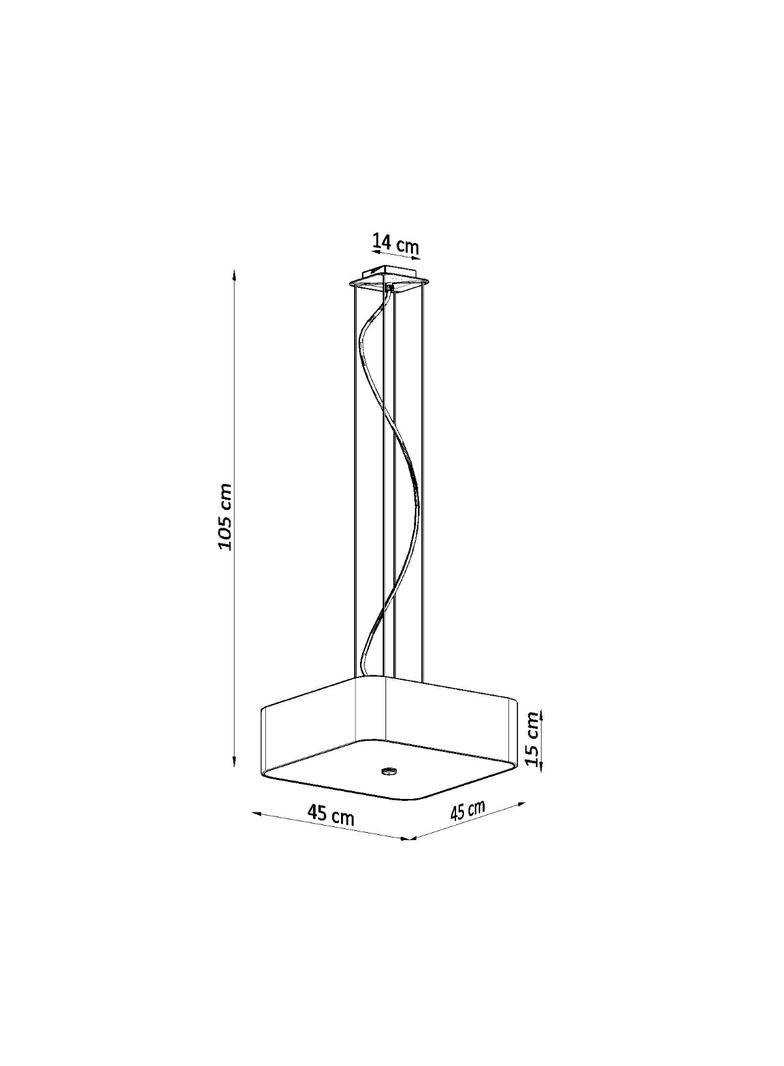 Sollux Żyrandol LOKKO 45 biały SL.0773