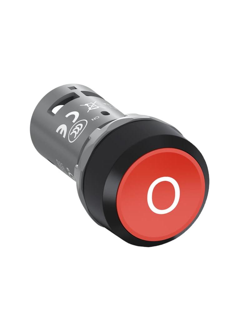 Przycisk monostabilny wklęsły 1NC czerwony CP13-10R-01