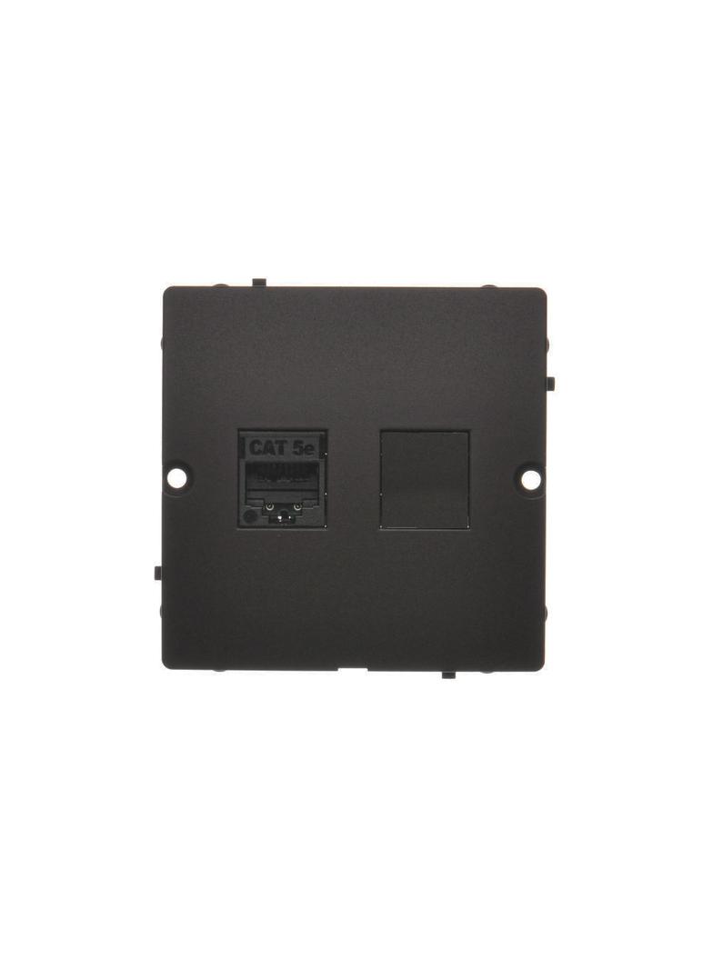 Simon BASIC WMUK-0510F2-Y011 Gniazdo komputerowe RJ45 pojedyncze, kategoria 5e (moduł). Montaż gniaz BMF51.02/49 KONTAKT