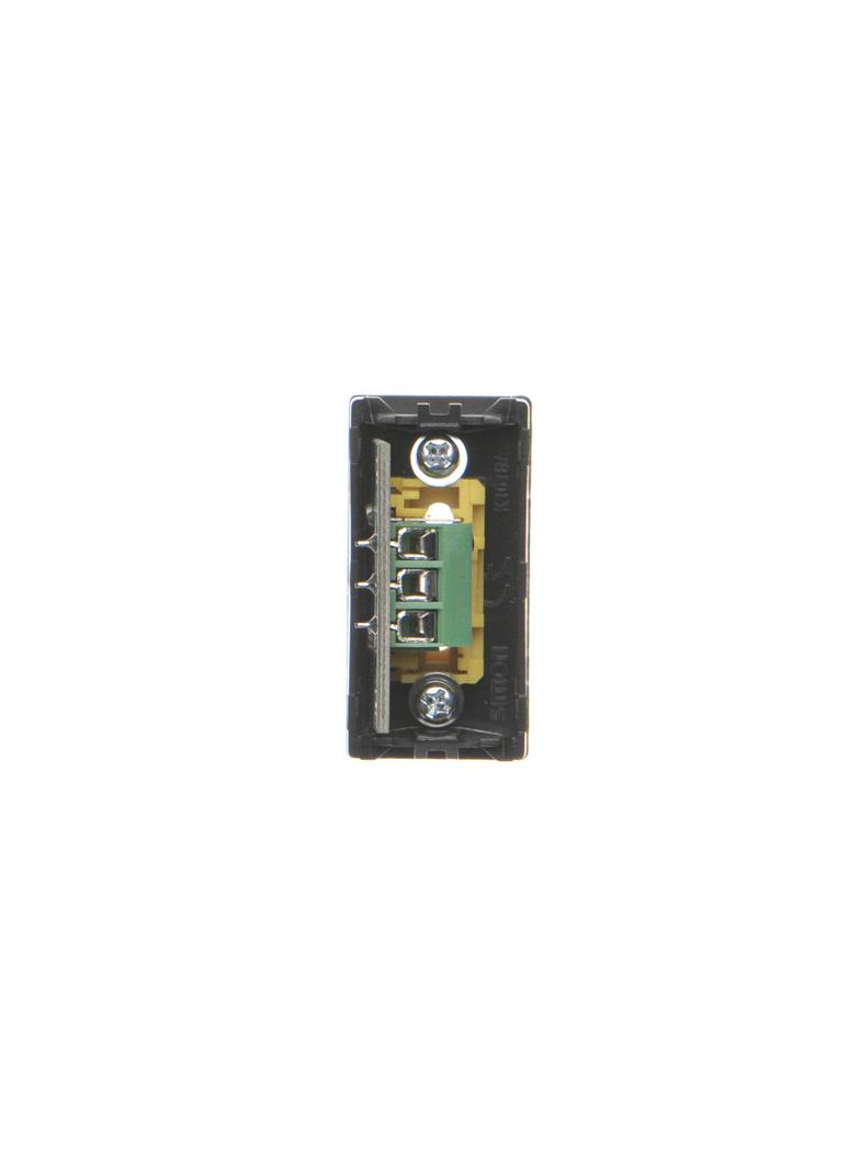 Simon Connect Płytka K45/2 złącz 2x RCA (CINCH) 225x45mm + wkłady zaciski śrubowe szary grafit K101B/14 KONTAKT