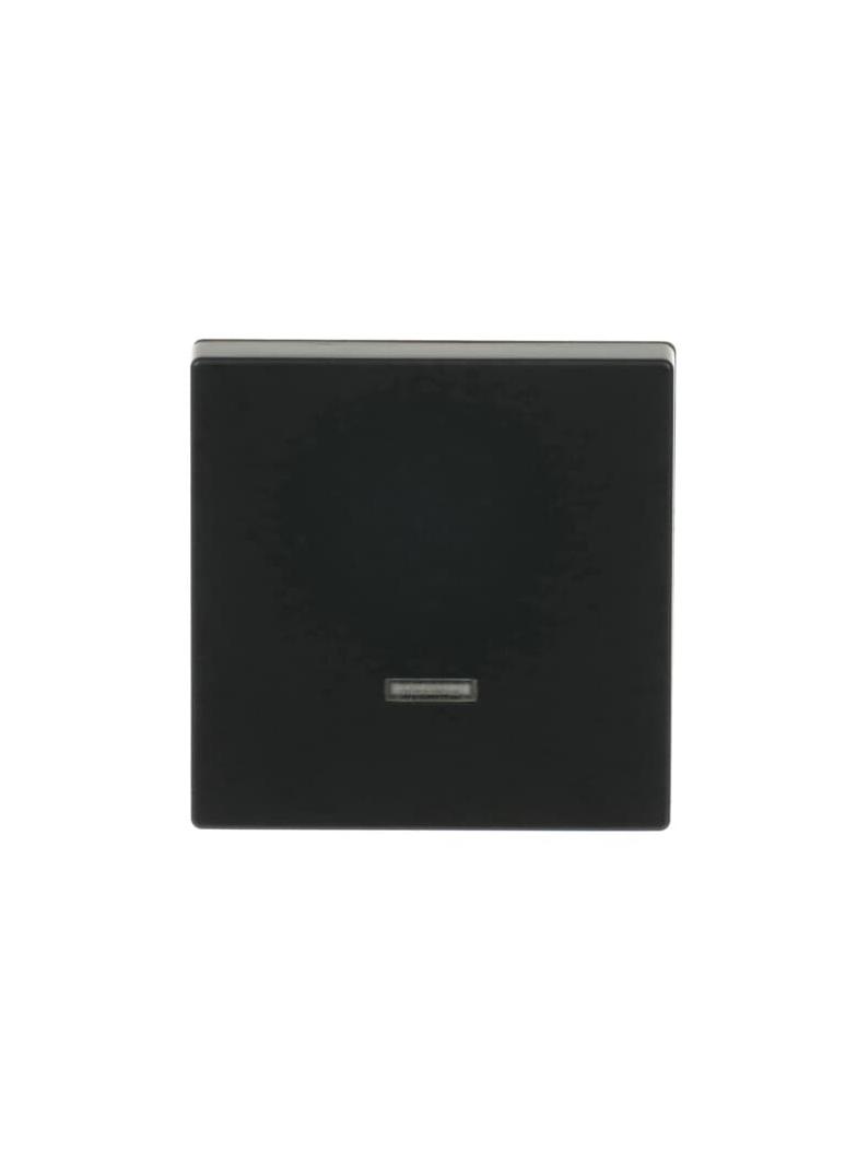 FUTURE Element obsługi z lampką neonową. czarny matowy