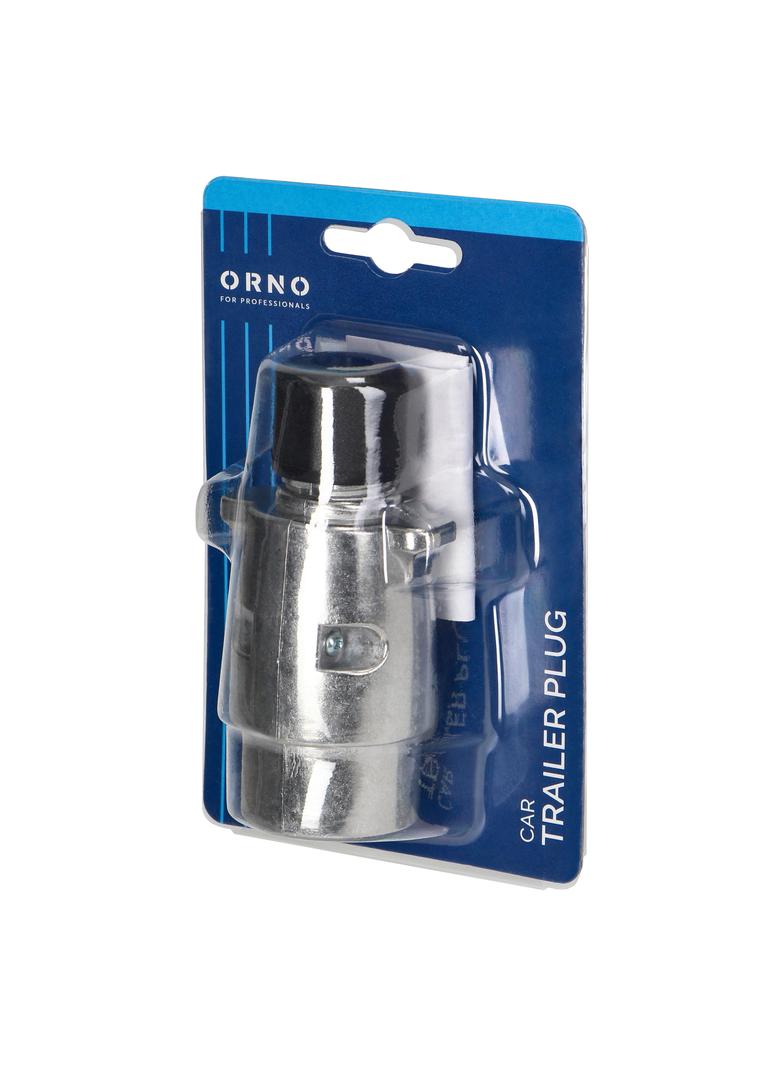 Wtyczka przyczepy aluminiowa 7 pinów 12/24V OR-AE-1385 ORNO