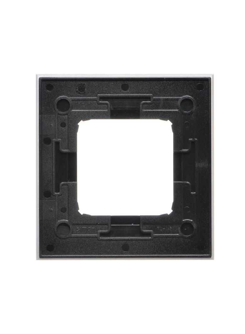 Simon 54 NATURE WMDZ-0110xS-082 Ramka 1-krotna Nature-Metal, INOX NERO, IP20/IP44. (IP44-należy zast DRN1/82 KONTAKT