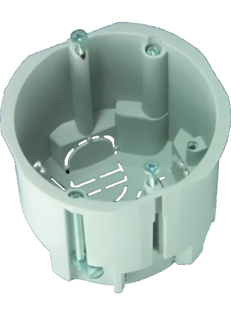 Puszka KUP68 do płyt gipsowych głęboka z wkrętami