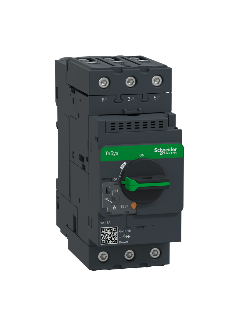 Wyłącznik silnikowy magnetotermiczny TeSys GV3P napęd obrotowy 18A zaciski skrzynkowe