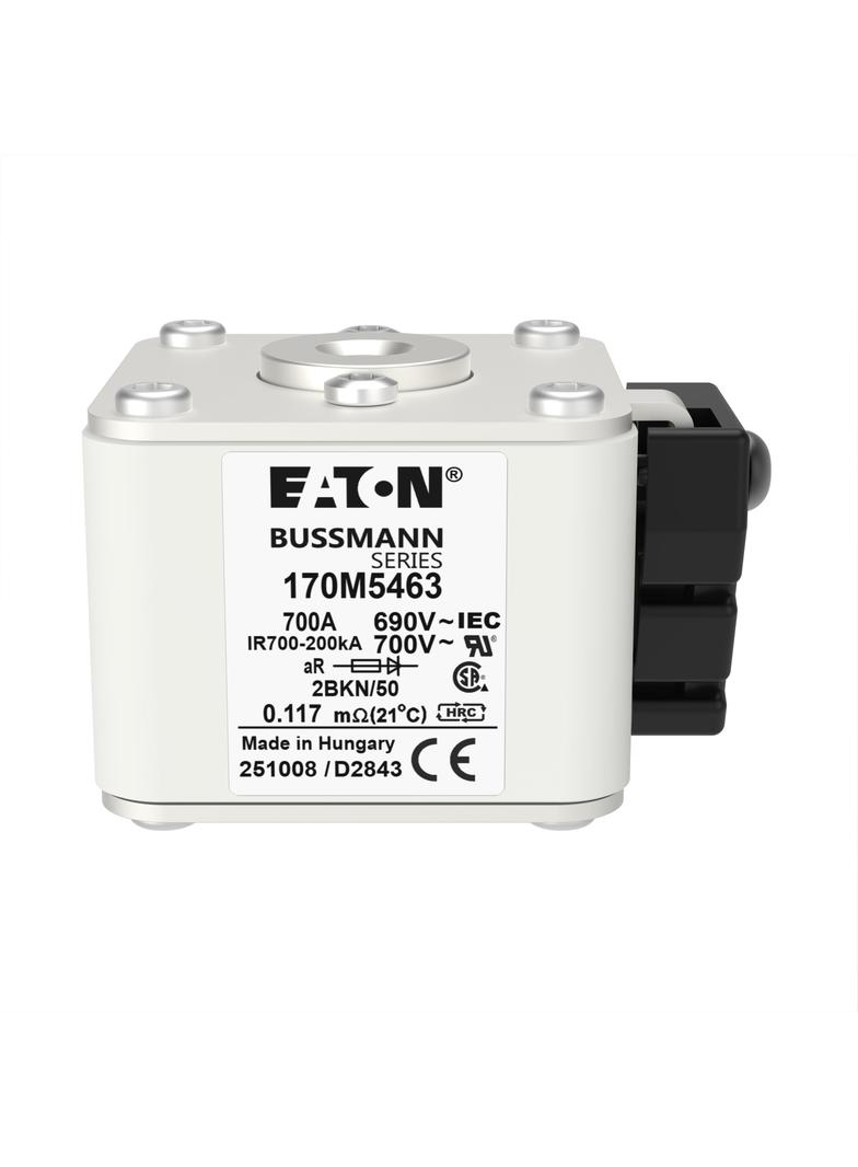FUSE 700A 690V 2BKN/50 AR UC Wkładka szybka 700A AC 690V rozmiar 2 aR IEC UL 170M5463 EATON