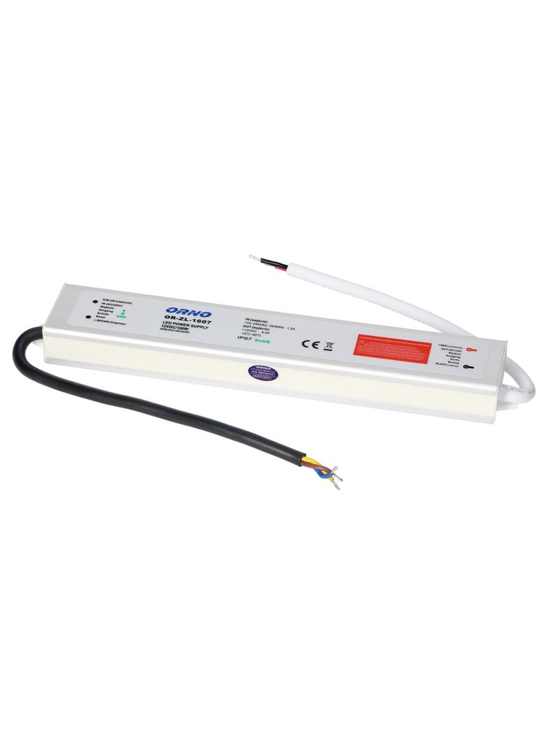 Zasilacz do oświetlenia LED 170-265V AC/12V DC 100W IP67 OR-ZL-1607 ORNO