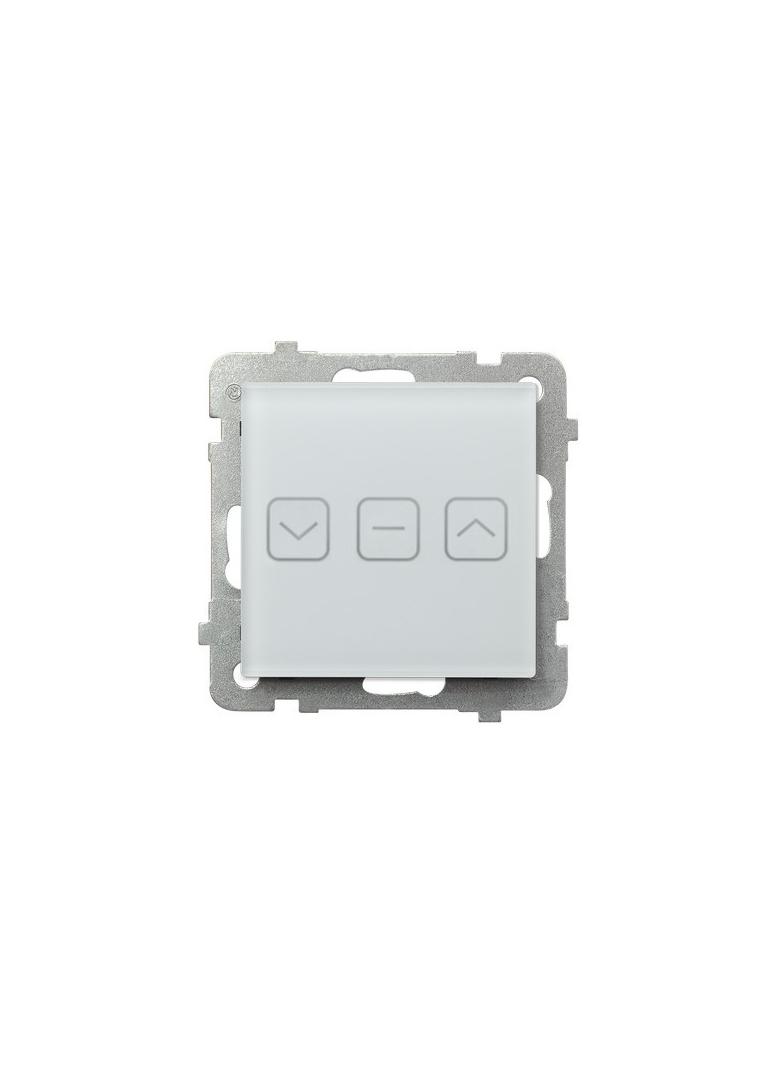 Sonata Touch Łącznik dotykowy żaluzjowy z podświetleniem Białe szkło szronione