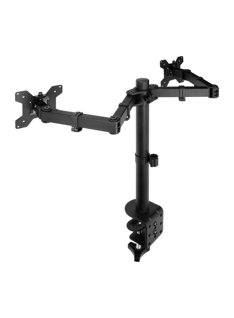 Biurkowy uchwyt do dwóch monitorów 13"-27”