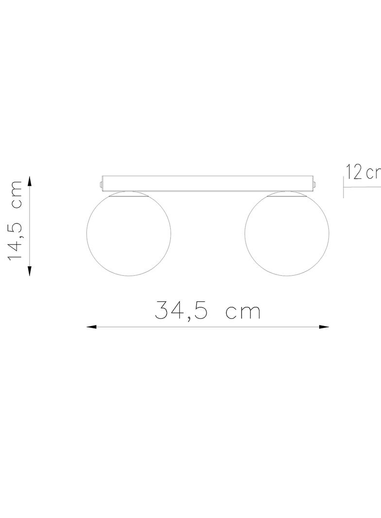 Sollux Plafon YOLI 2 czarny SL.1152