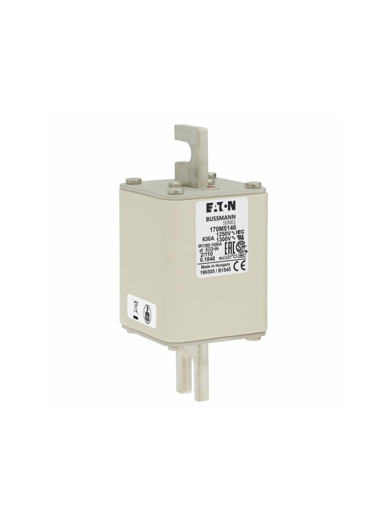 630A 1250V 2/110 aR INDICATOR FUSE Wkładka szybka 630A AC 1250V rozmiar 2 61x75x138 mm aR D 170M5146