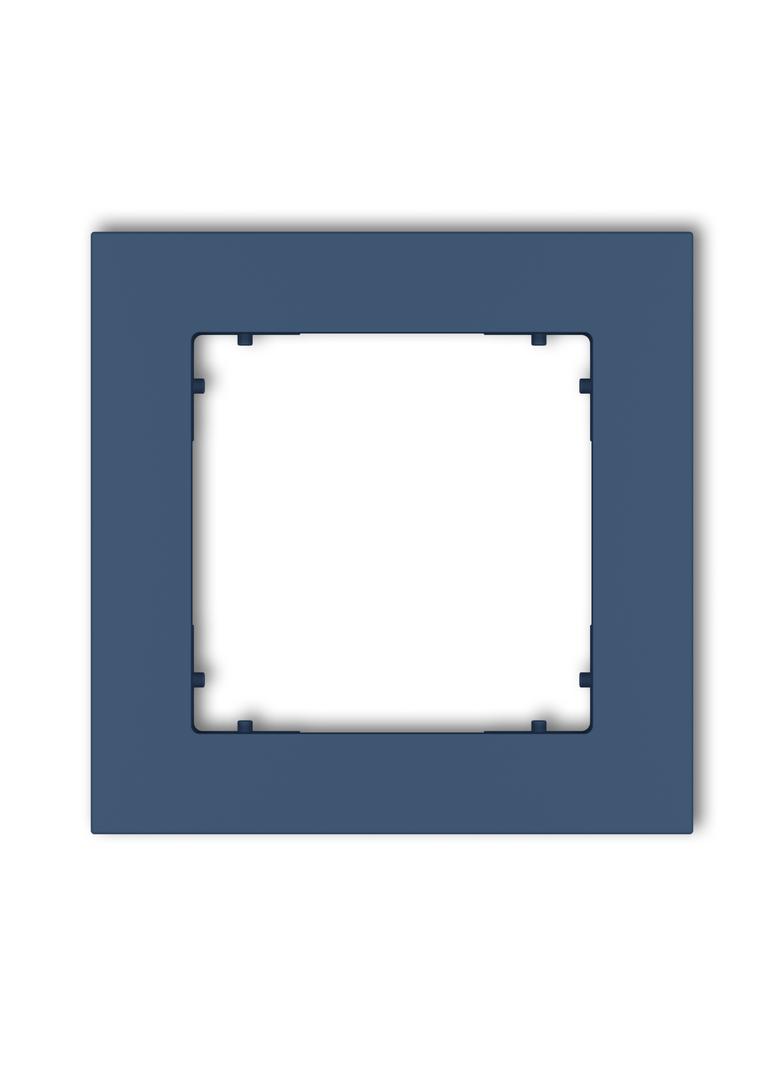 MINI Ramka pojedyncza kwadratowa z tworzywa navy blue 64MR-1 KARLIK