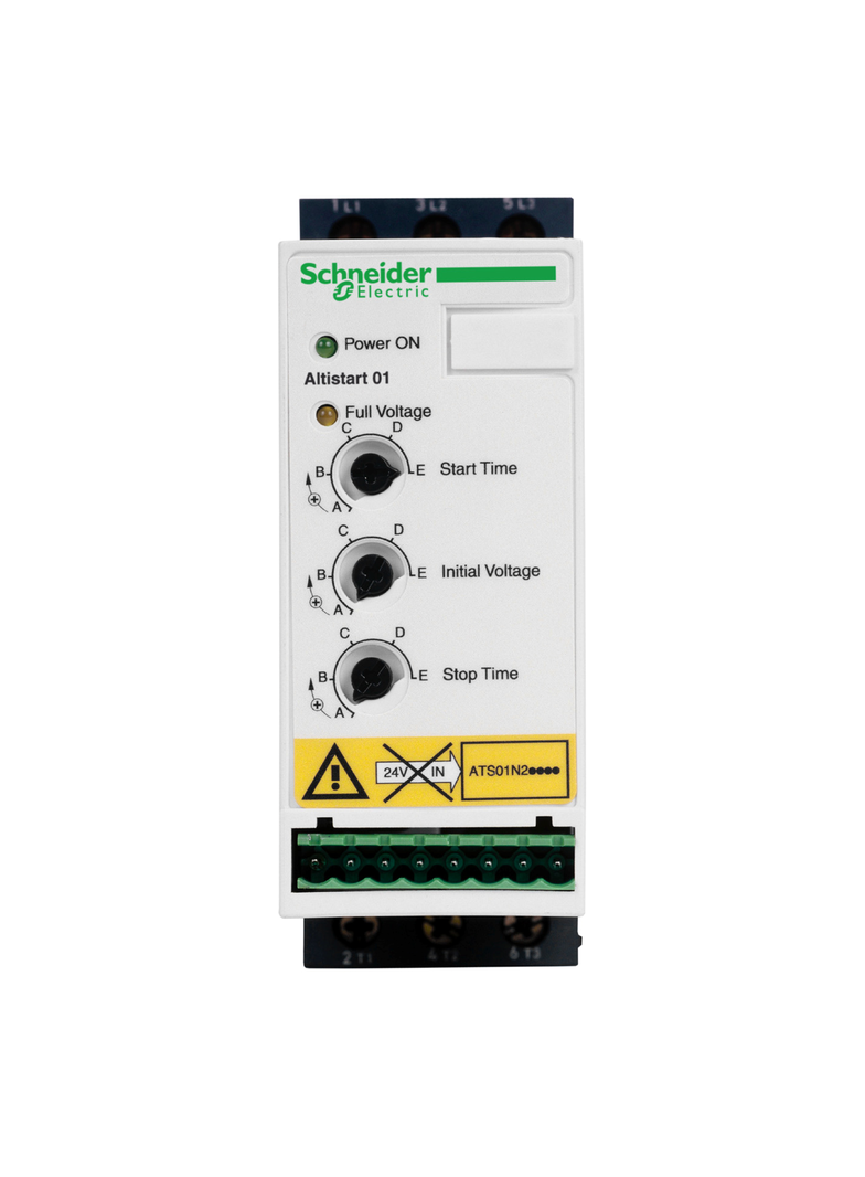 Układ łagodnego rozruchu ATS01 3 fazowe 460/480VAC 50/60Hz 5.5kW 12A IP20