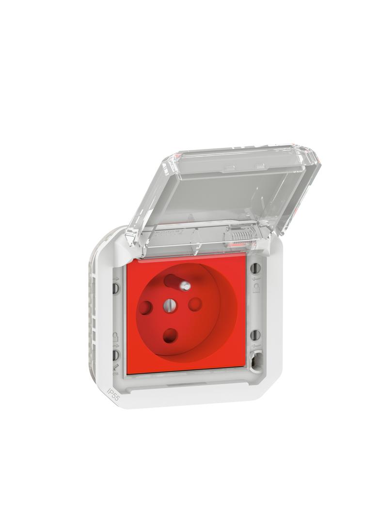 NOWE PLEXO - GNIAZDO 2P+Z Z BLOKADĄ ZACISKI ŚRUBOWE MECHANIZM 16 A-250 V BIAŁE 069623L LEGRAND