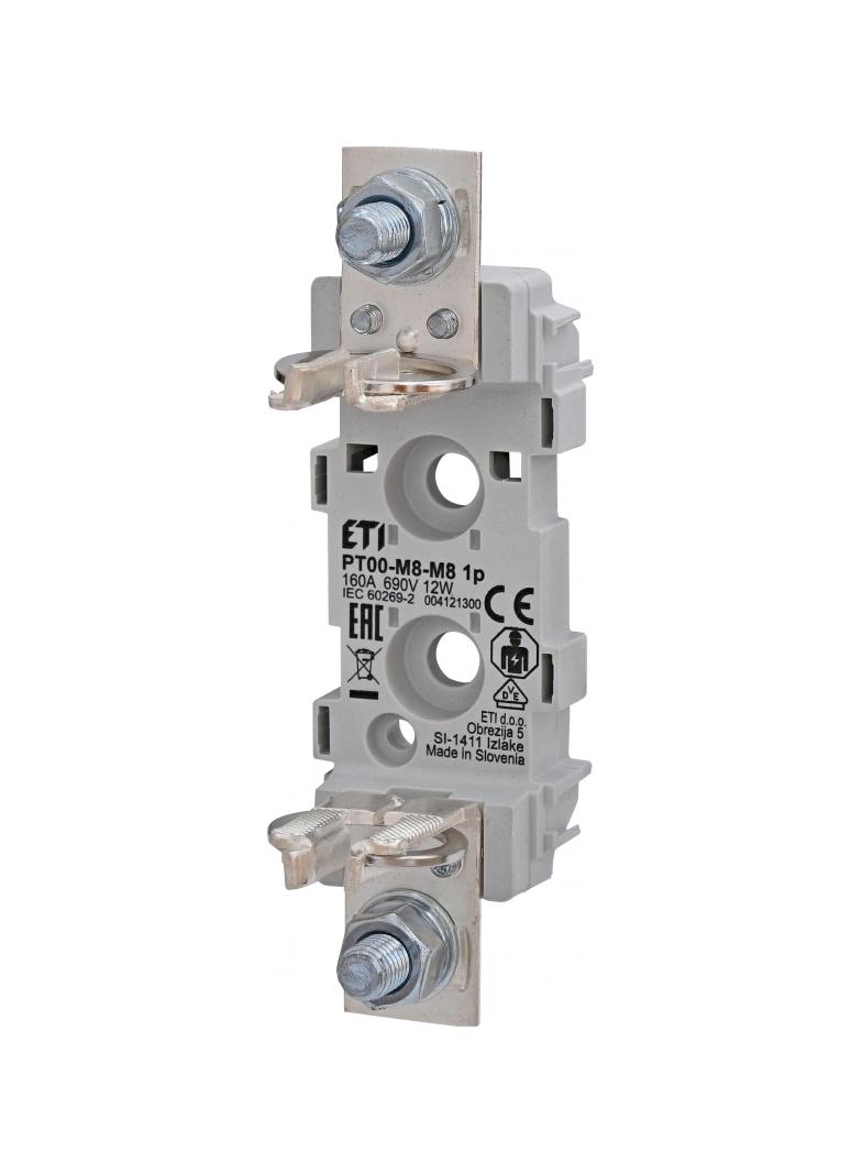 PT 00 M8-M8 1p - Podstawa bezpiecznikowa