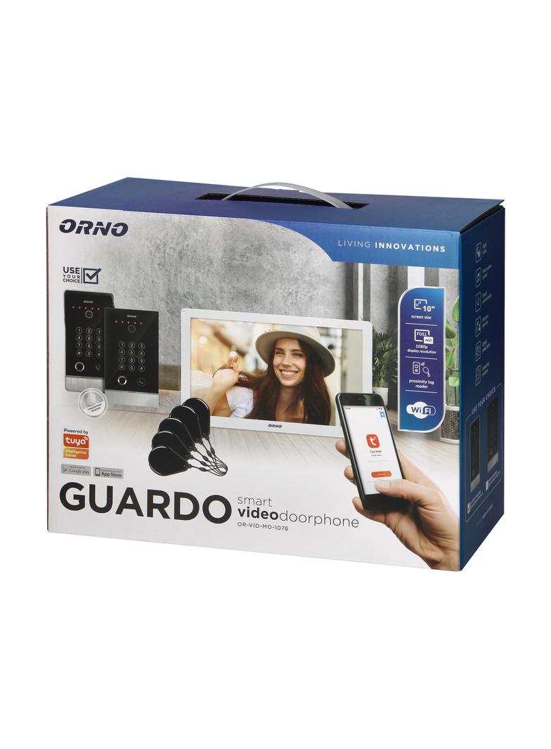 Zestaw wideodomofonowy bezsłuchawkowy monitor 10 LCD menu OSD WI-FI + APP na telefon z gniazde OR-VI