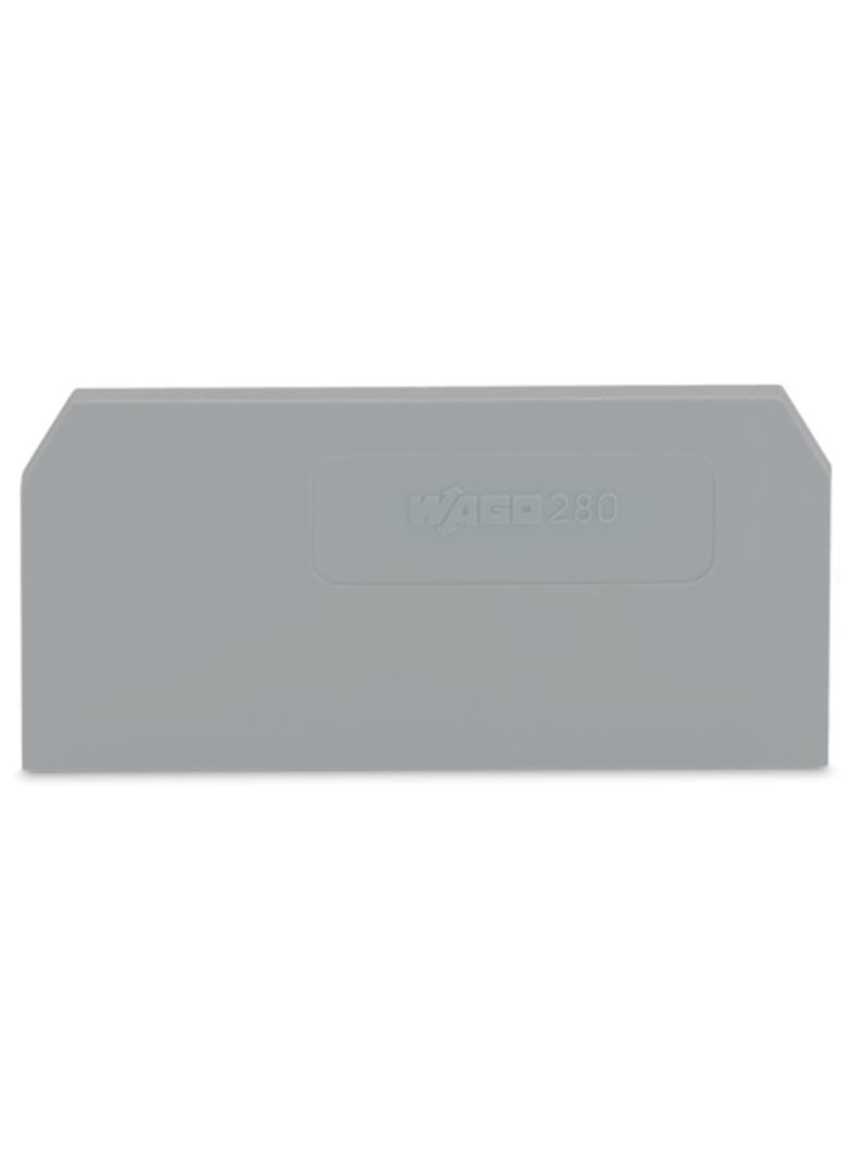 ścianka końcowa szara