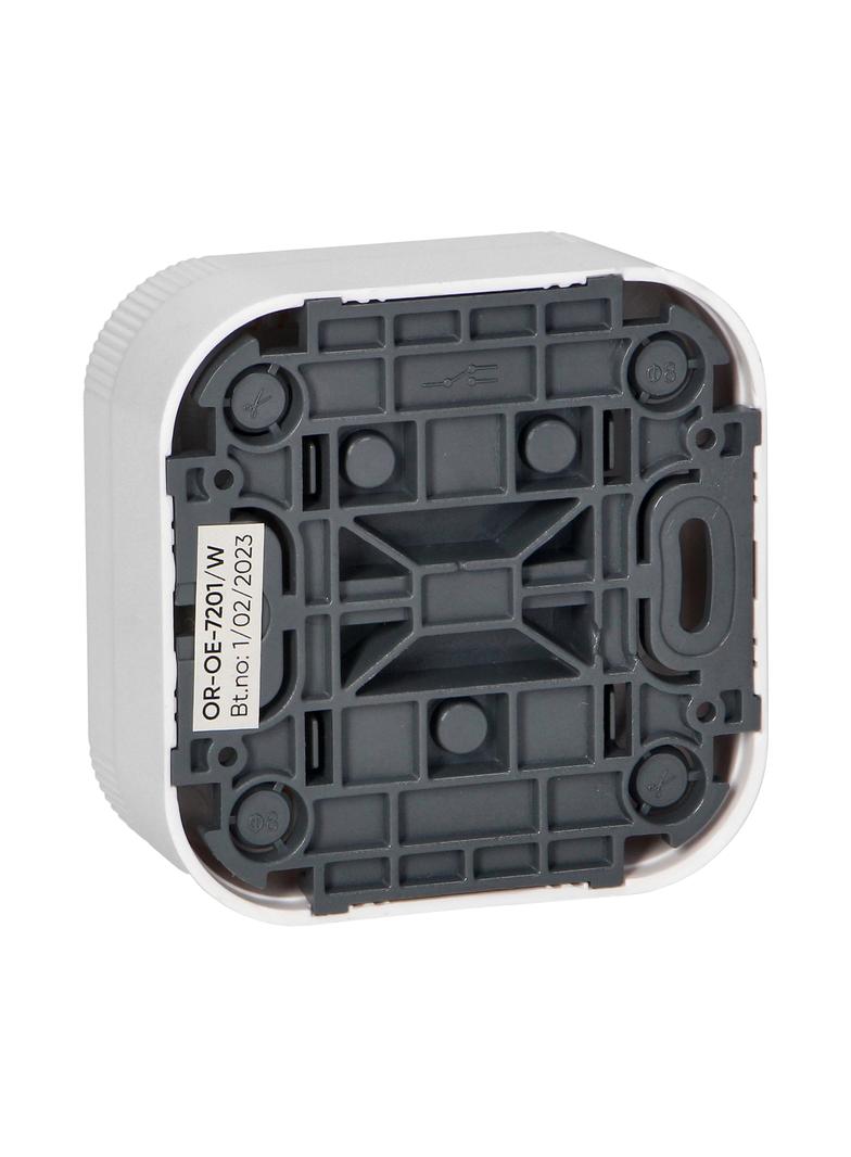 Łącznik świecznikowy natynkowy ToDo IP20, biały, 10 szt.