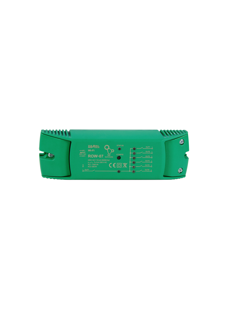 ODBIORNIK WI-FI NATYNKOWY 7-KANAŁOWY TYP: ROW-07