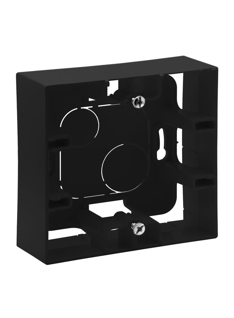 Niloe Step - puszka natynkowa pojedyncza- kolor czarny, Legrand