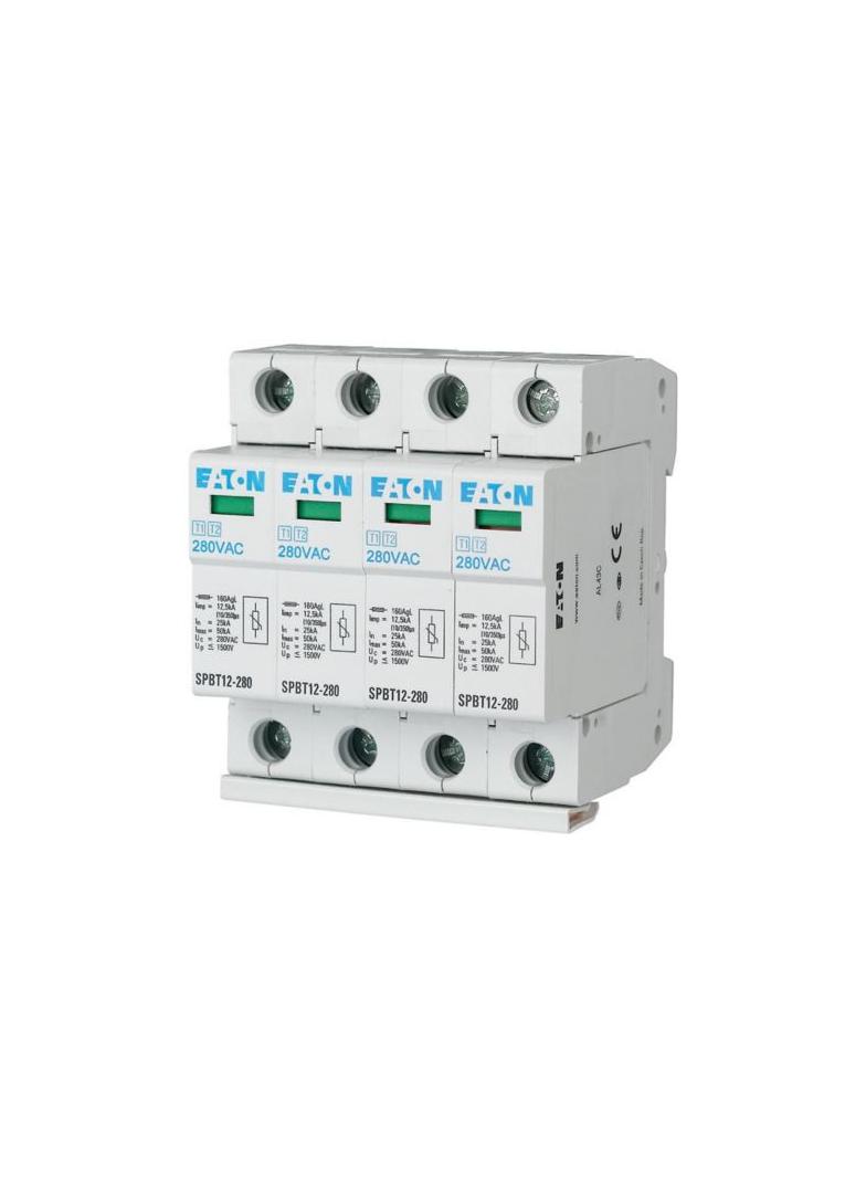 SPBT12-280/4 Ogranicznik przepięć typ T1+T2 (klasa B+C) 4P 12,5kA 158331 EATON