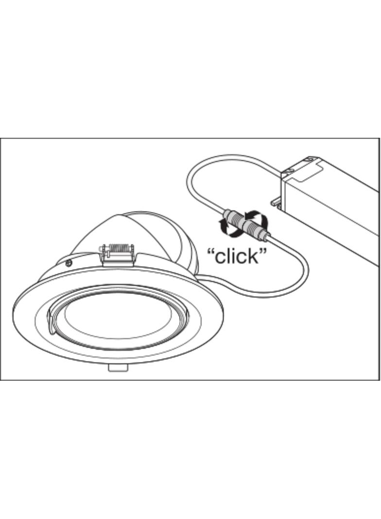 Oprawa SPOT VARIO DN170 35W 4000K 24DEG WT