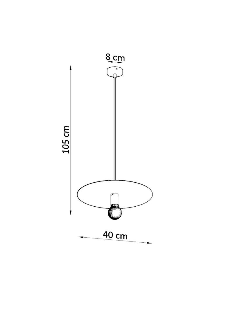 Sollux Lampa wisząca FLAVIO czarna SL.0853