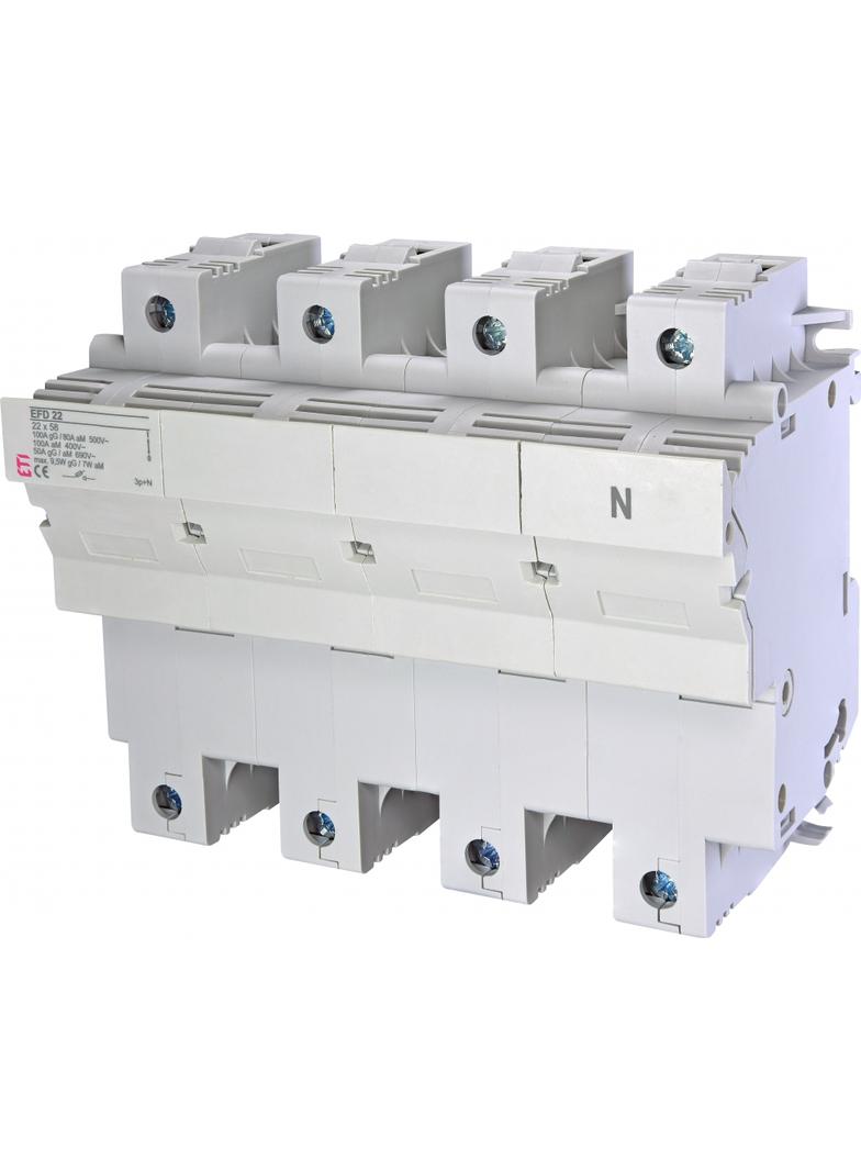 Rozłącznik bezpiecznikowy EFD 22 3P+N 002570005 ETI
