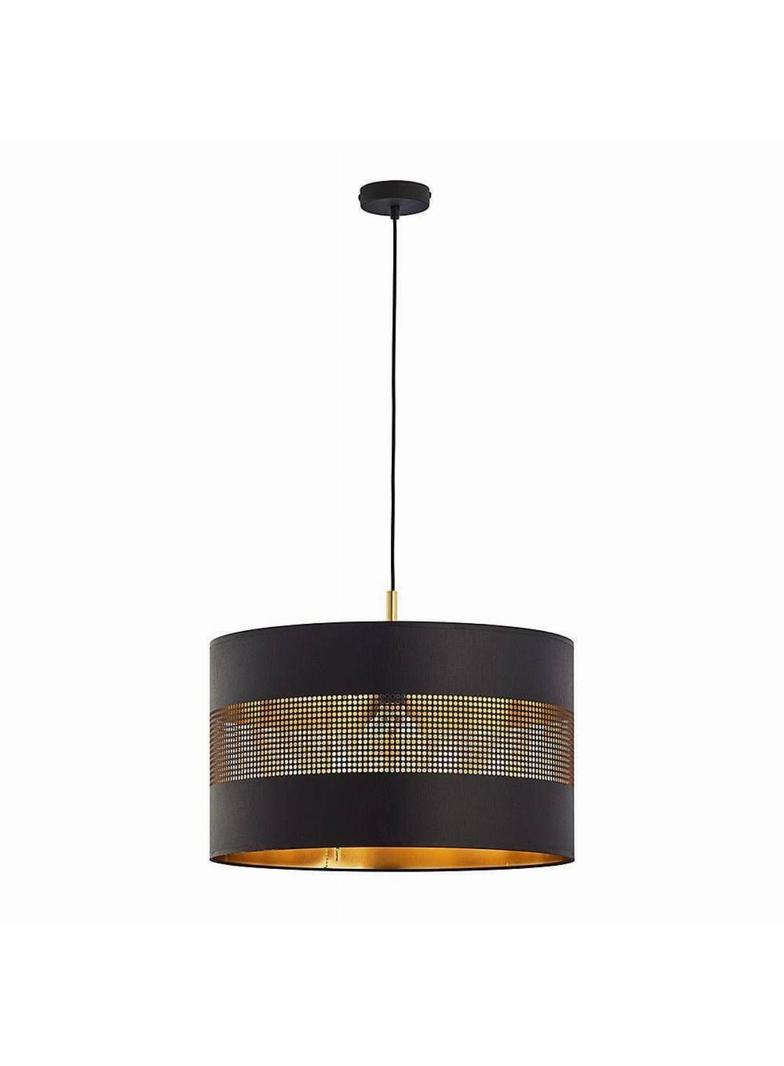 TK-Lighting lampa wisząca Tago Black 1xE27 max 60W czarna/złota