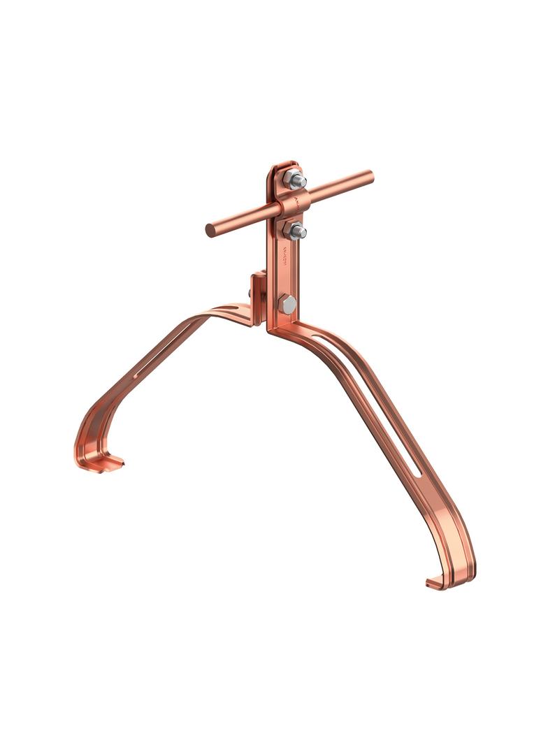 AN-152N/CU/-N Uchwyt gąsiorowy "WZÓR 38" Z-śruba H=10 cm /CU/