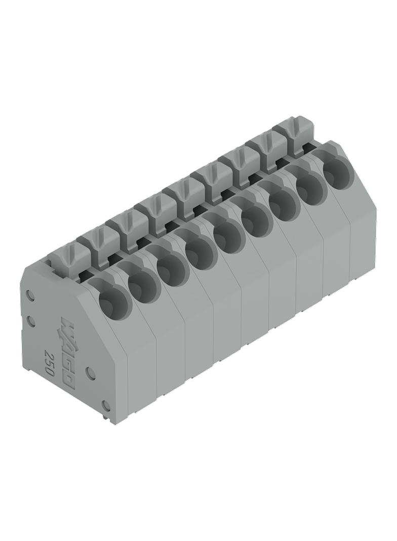listwa zaciskowa do pł. drukowanych 9-bieg. szara raster 3,5 mm /35szt./ WAGO