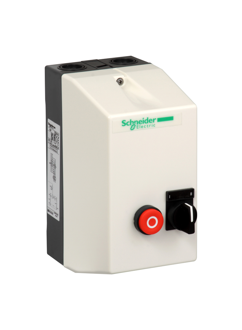 Rozrusznik silnikowy nawrotny w obudowie TeSys LE 9A cewka 230VAC