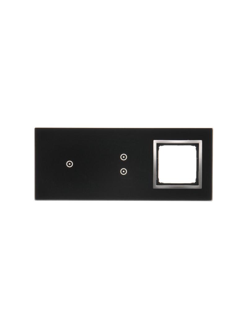Simon 54 Touch Panel dotykowy S54 Touch 3 moduły 1 pole dotykowe + 2 pola dotykowe pionowe + 1 otwór na osprzęt S54 księżycowa lawa DSTR3130/74 KONTAKT