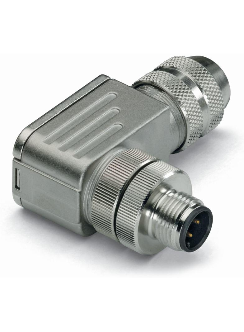 wtyczka M12 kodowanie D układ kątowy