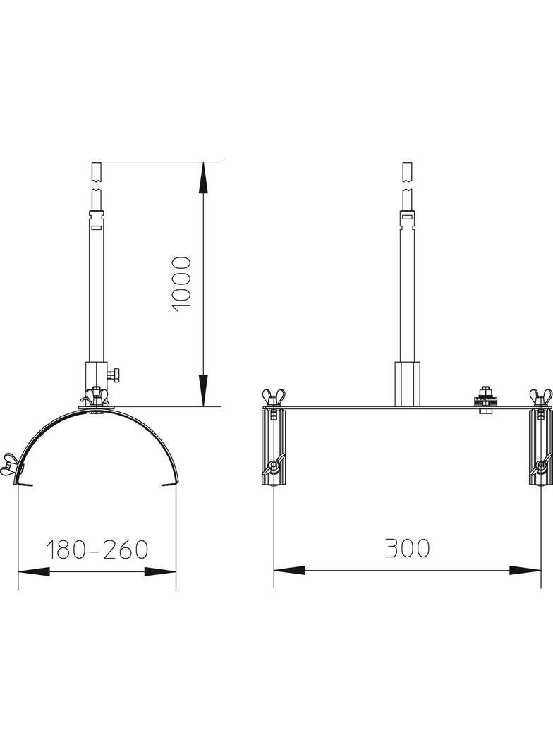 F-Fix-132-300, Zwód pionowy