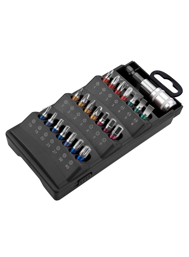 Końcówki wkrętakowe, zestaw 22 szt.