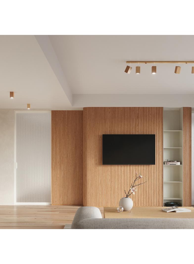 Sollux Plafon KEKE 10 dąb SL.1040