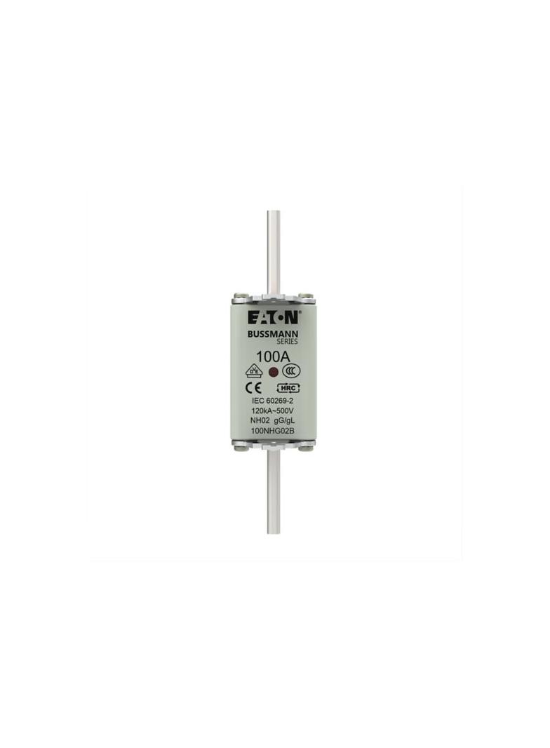 NH FUSE 100A 500V GG/GL SIZE 02 Wkładka NH02 100A 500V GL/GG podwójny wskaźnik 100NHG02B EATON