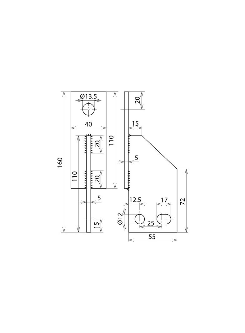 Element montażowy BF DIN