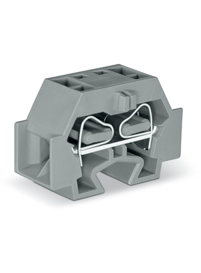 Złączka 4‑przewodowa końcowa 4mm2 szerokość 12mm szara 262‑351 /50szt./ WAGO