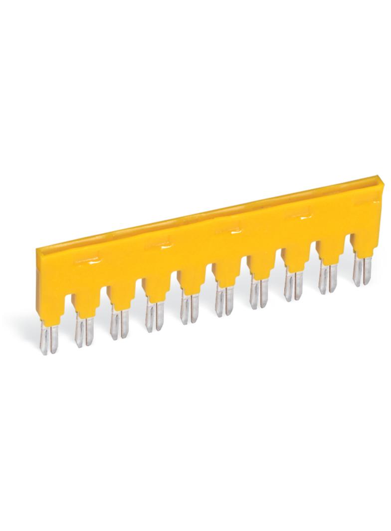 Mostek grzebieniowy 10‑torowy żółty 859‑410/000‑029 /25szt./ WAGO