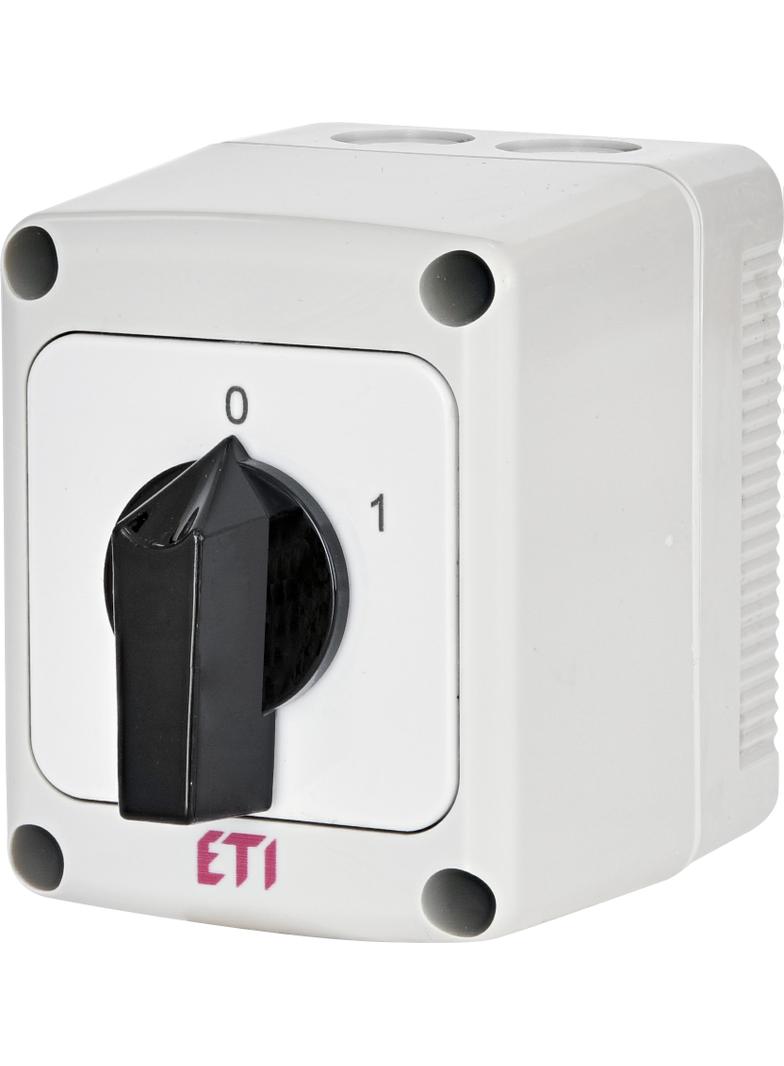 Przełącznik 0-1 1P w obudowie CS 25 90 PN 004773155 ETI