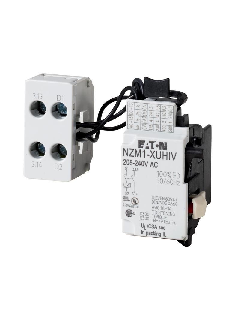 NZM1-XUHIV208-240AC Wyzwalacz podnapięciowy 208-240AC 2Z HIV wyprzedzające 259539 EATON