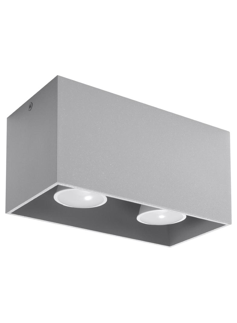Sollux Plafon QUAD MAXI szary SL.0382