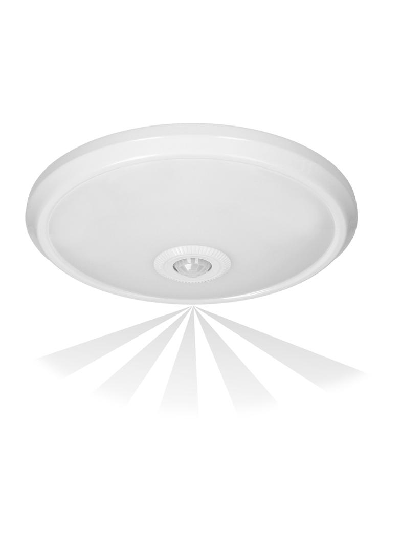 ZONDA LED 12W plafon z czujnikiem ruchu 800lm IP20 4000K poliwęglan mleczny biały AD-PL-349WLPMR4 OR