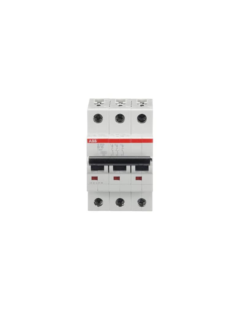 S203-B16 Wyłącznik nadprądowy 6kA 3P B16A 2CDS253001R0165 ABB